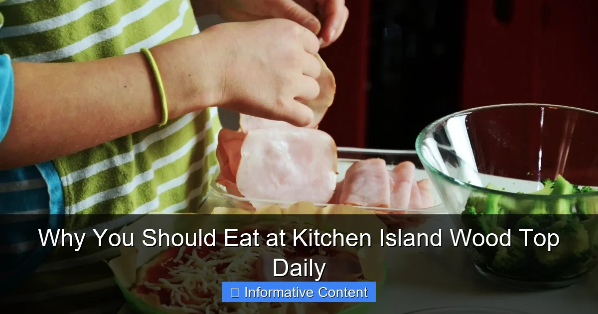 Why You Should Eat at Kitchen Island Wood Top Daily