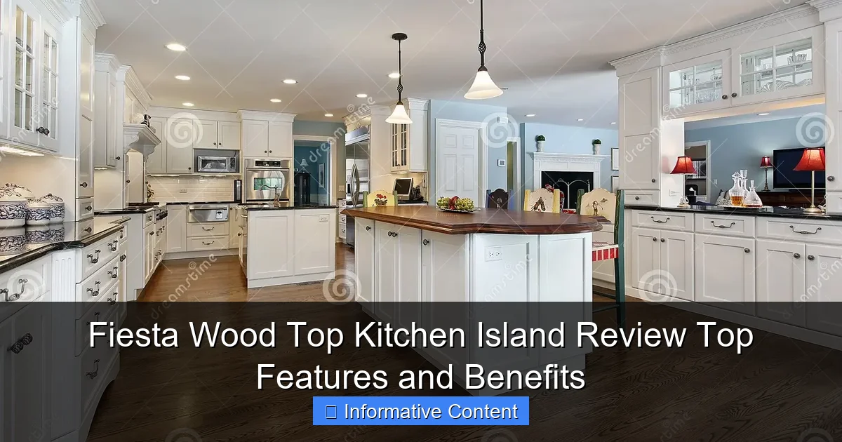 Fiesta Wood Top Kitchen Island Review Top Features and Benefits