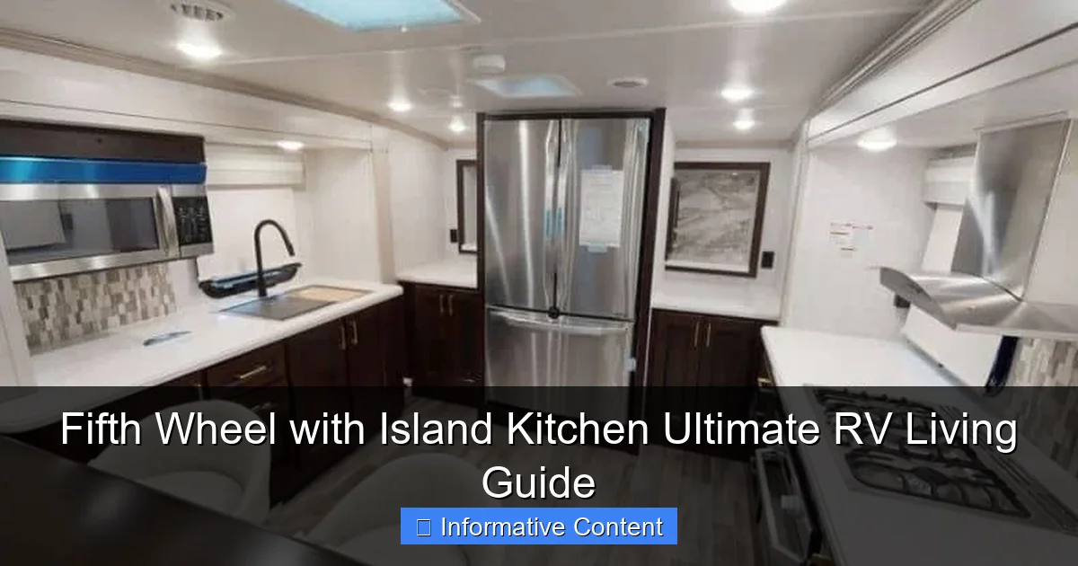 Fifth Wheel with Island Kitchen Ultimate RV Living Guide