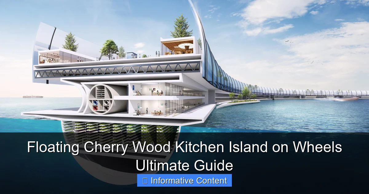 Floating Cherry Wood Kitchen Island on Wheels Ultimate Guide