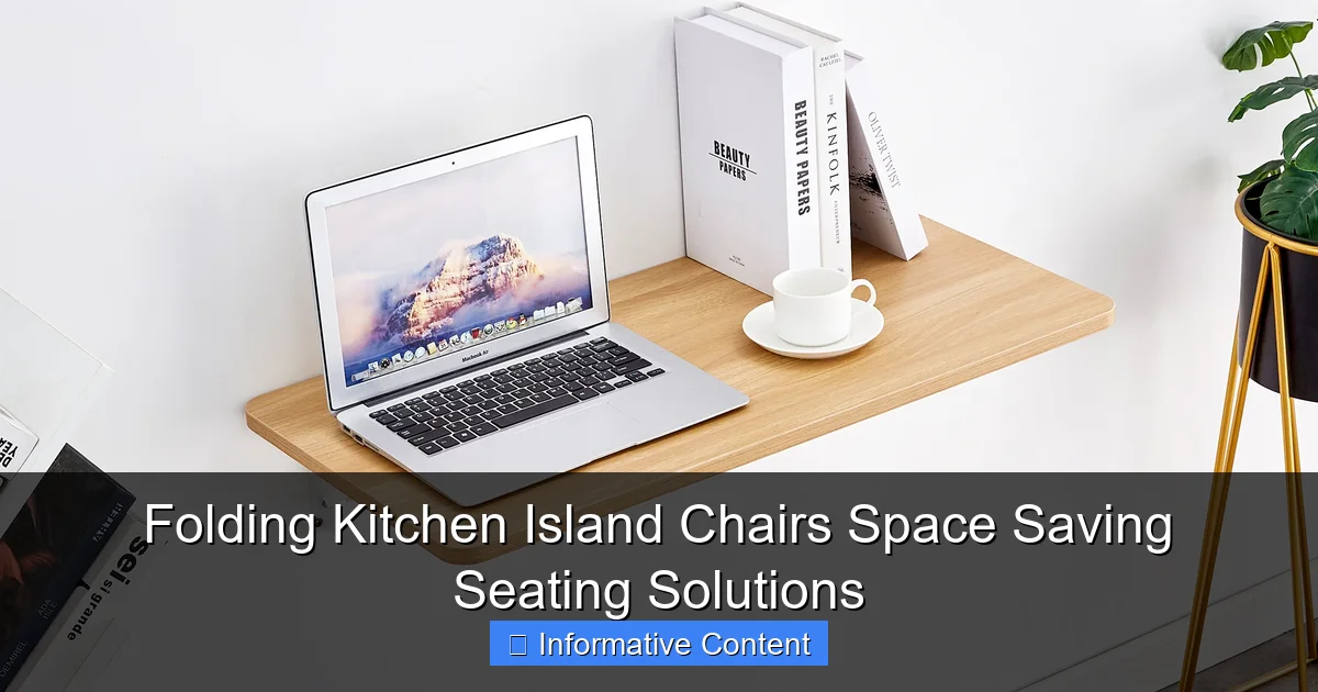 Folding Kitchen Island Chairs Space Saving Seating Solutions