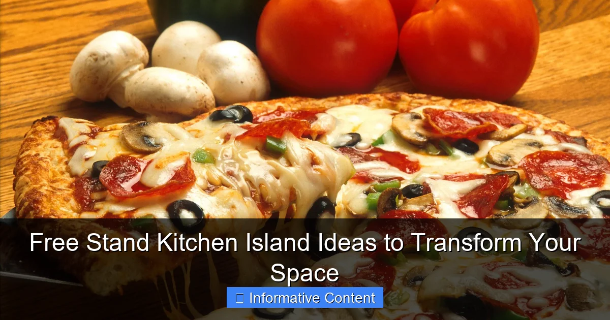 Free Stand Kitchen Island Ideas to Transform Your Space