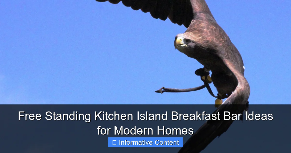 Free Standing Kitchen Island Breakfast Bar Ideas for Modern Homes
