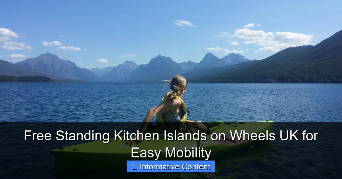 Free Standing Kitchen Islands on Wheels UK for Easy Mobility