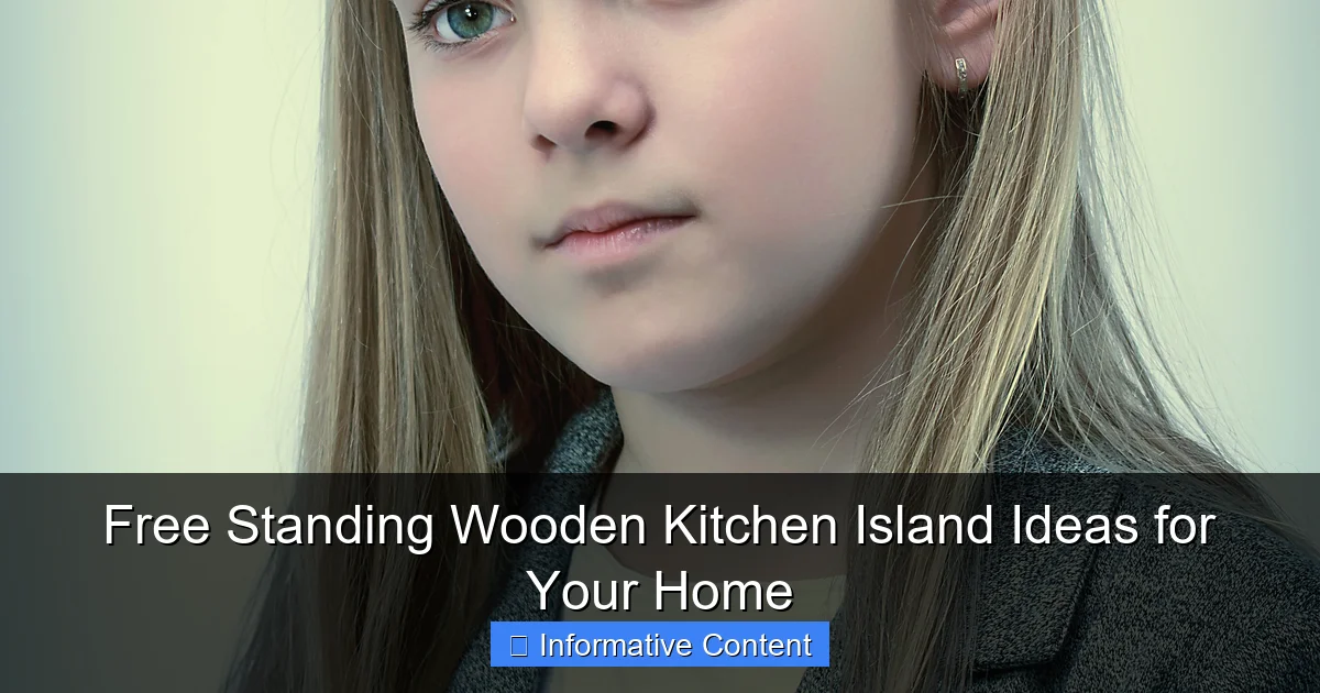 Free Standing Wooden Kitchen Island Ideas for Your Home
