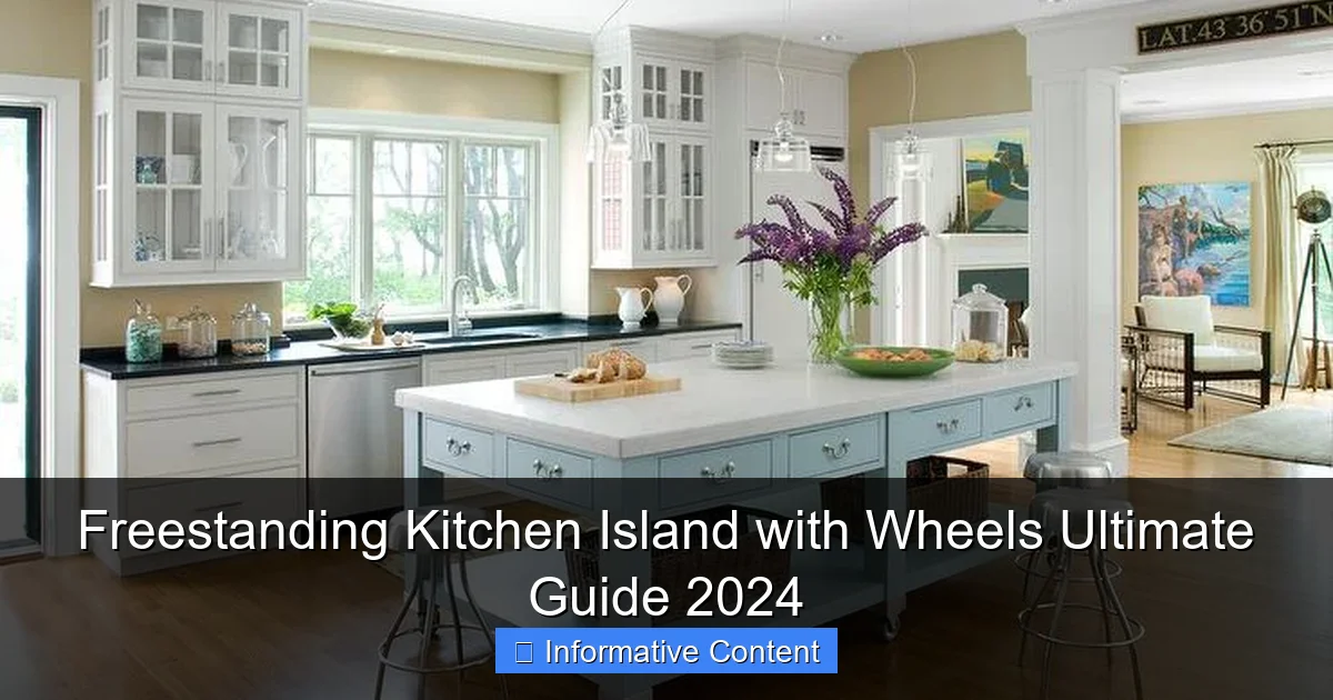 Freestanding Kitchen Island with Wheels Ultimate Guide 2024