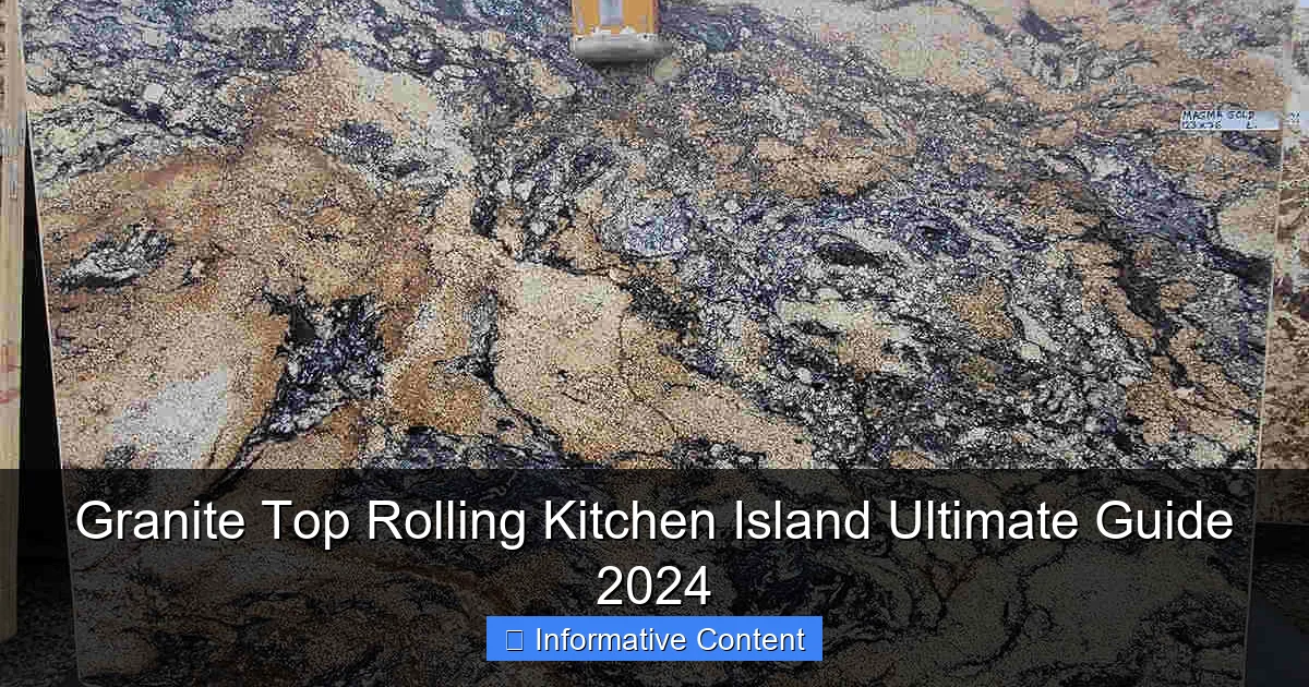 Granite Top Rolling Kitchen Island Ultimate Guide 2024