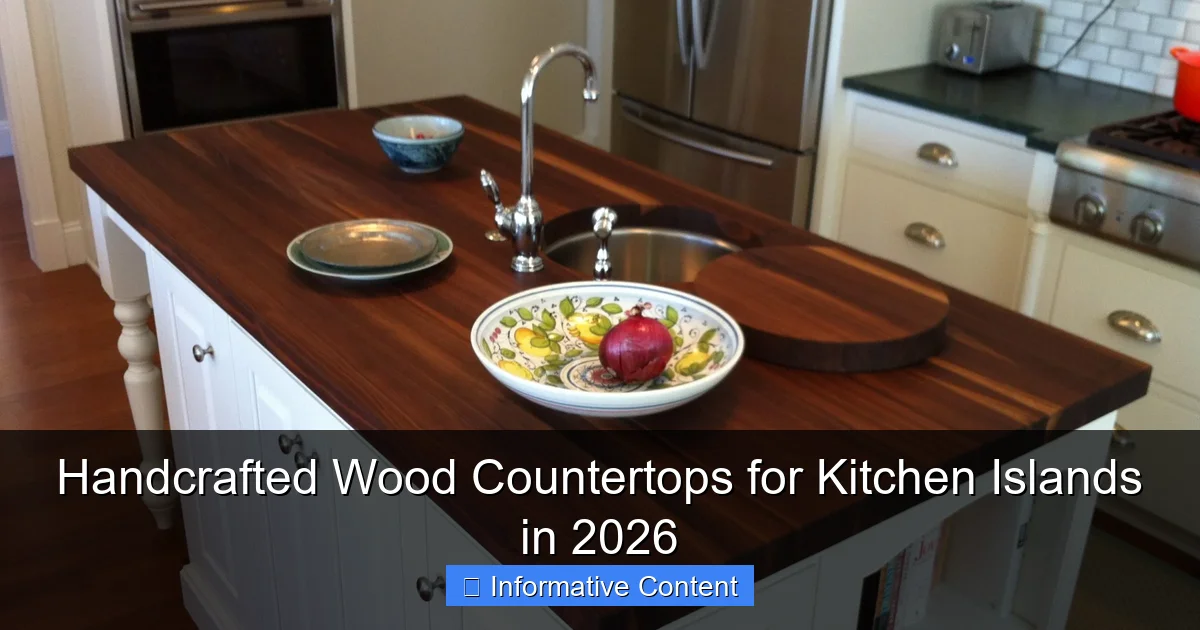 Handcrafted Wood Countertops for Kitchen Islands in 2026