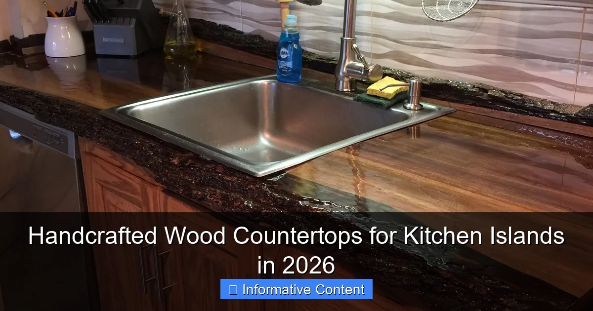 Handcrafted Wood Countertops for Kitchen Islands in 2026