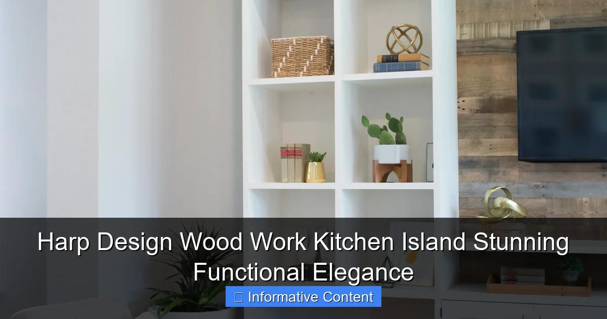 Harp Design Wood Work Kitchen Island Stunning Functional Elegance
