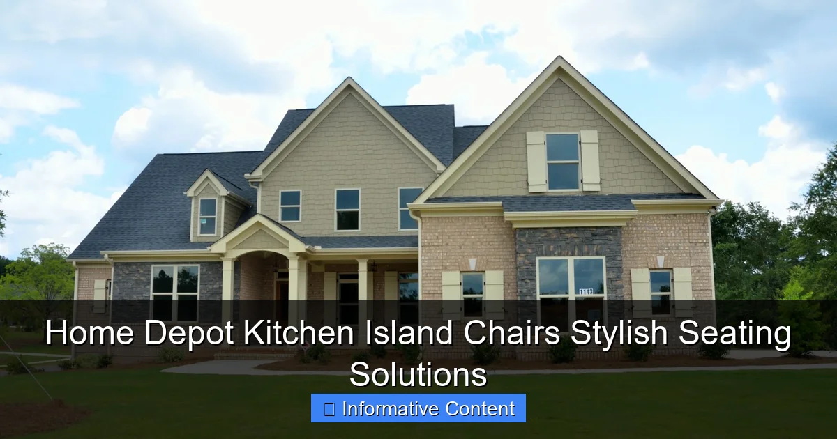 Home Depot Kitchen Island Chairs Stylish Seating Solutions