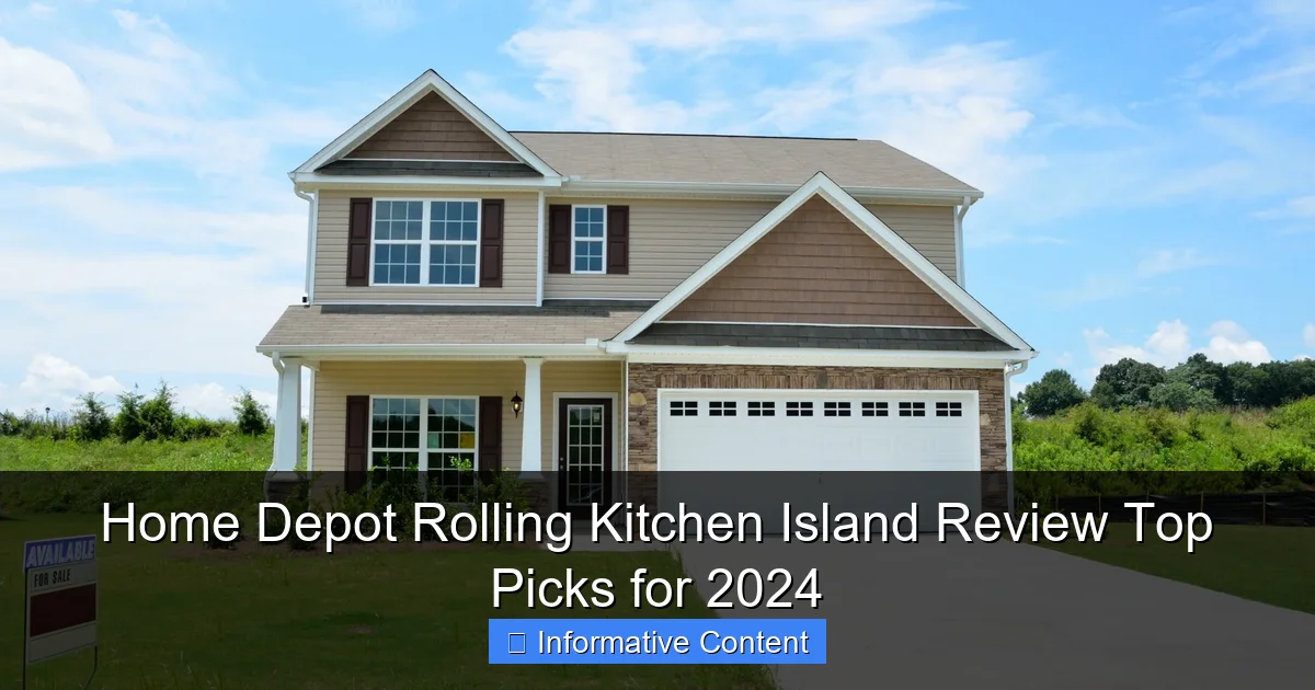Home Depot Rolling Kitchen Island Review Top Picks for 2024
