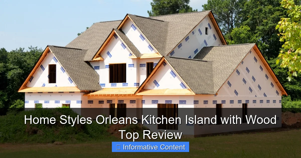 Home Styles Orleans Kitchen Island with Wood Top Review