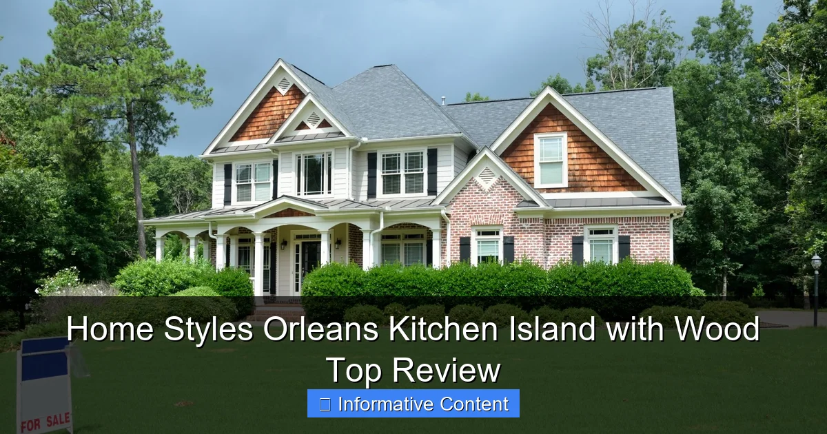 Home Styles Orleans Kitchen Island with Wood Top Review