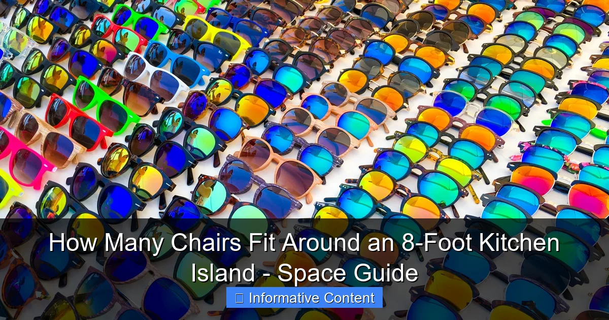 How Many Chairs Fit Around an 8-Foot Kitchen Island - Space Guide