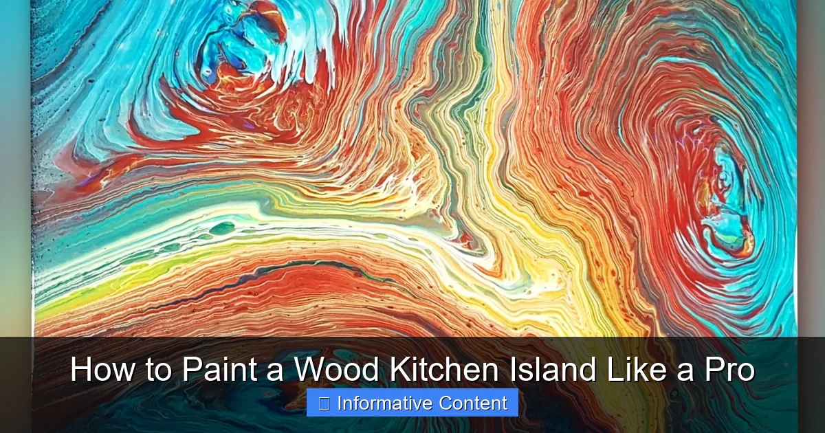 How to Paint a Wood Kitchen Island Like a Pro