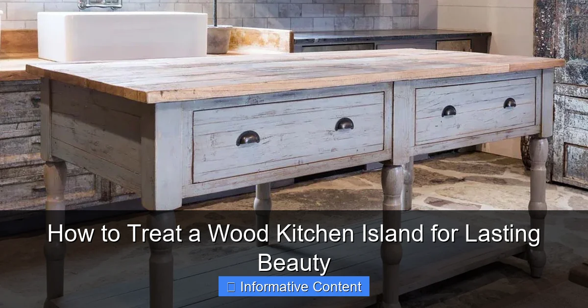 How to Treat a Wood Kitchen Island for Lasting Beauty