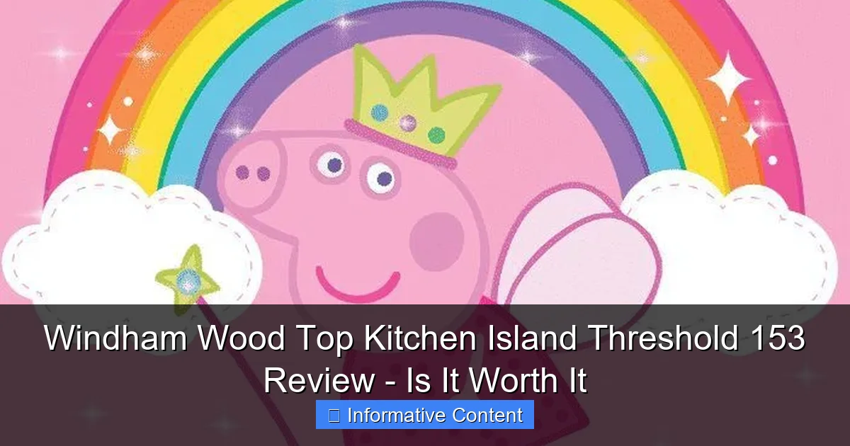 Windham Wood Top Kitchen Island Threshold 153 Review - Is It Worth It