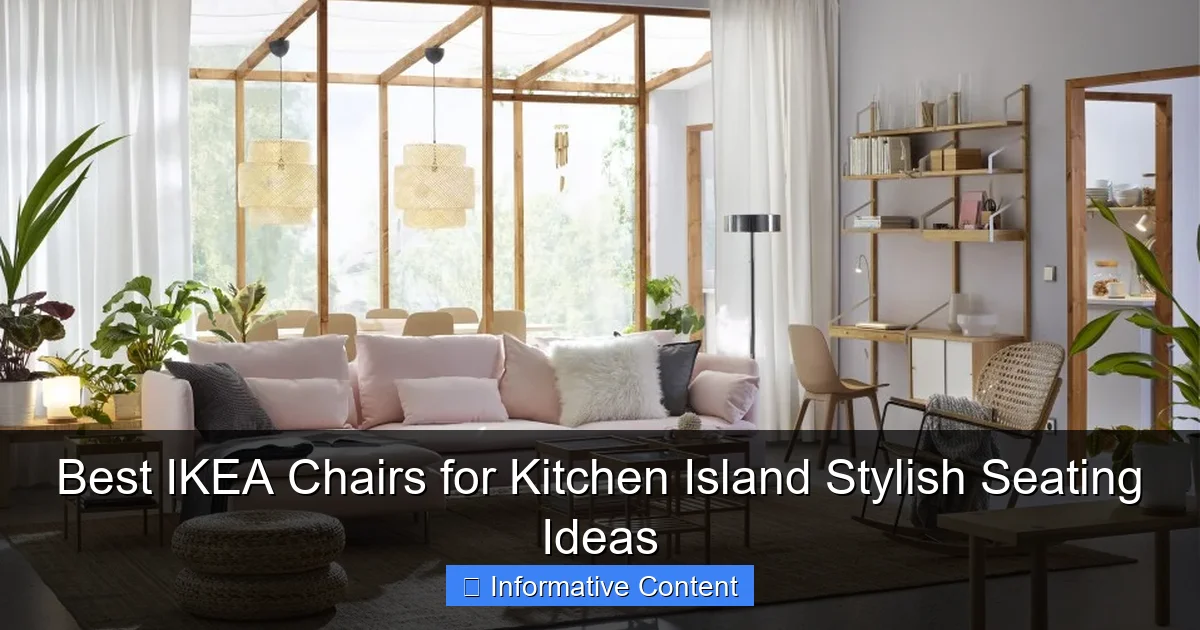 Best IKEA Chairs for Kitchen Island Stylish Seating Ideas