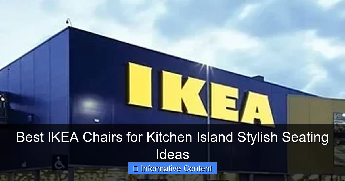 Best IKEA Chairs for Kitchen Island Stylish Seating Ideas