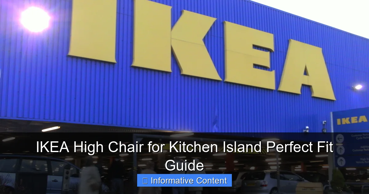 IKEA High Chair for Kitchen Island Perfect Fit Guide