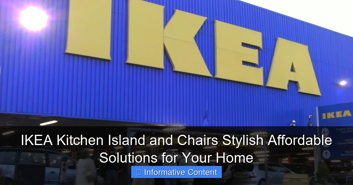 IKEA Kitchen Island and Chairs Stylish Affordable Solutions for Your Home