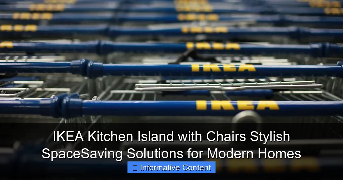 IKEA Kitchen Island with Chairs Stylish SpaceSaving Solutions for Modern Homes