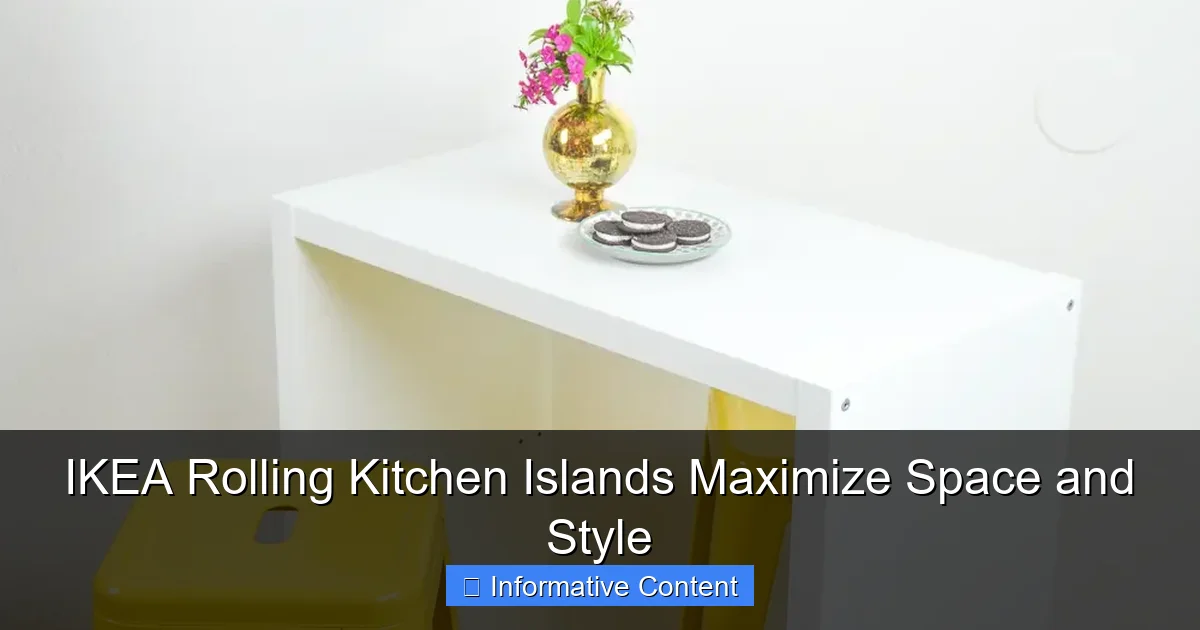IKEA Rolling Kitchen Islands Maximize Space and Style