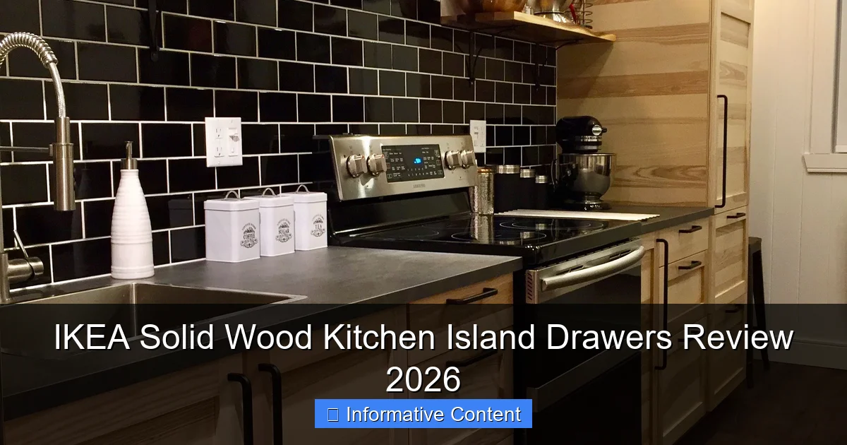 IKEA Solid Wood Kitchen Island Drawers Review 2026