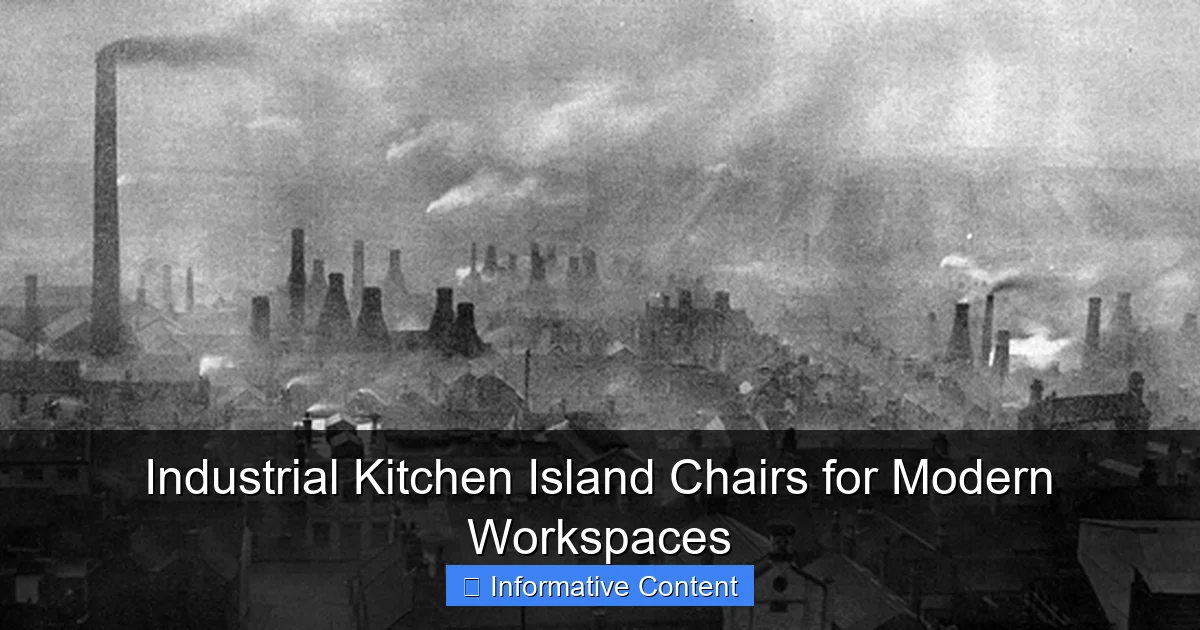 Industrial Kitchen Island Chairs for Modern Workspaces