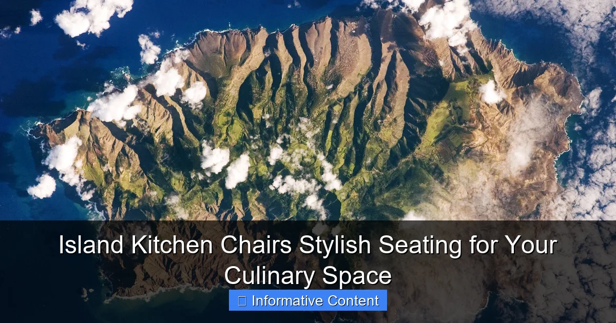Island Kitchen Chairs Stylish Seating for Your Culinary Space