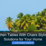 Island Kitchen Tables With Chairs Stylish Seating Solutions for Your Home