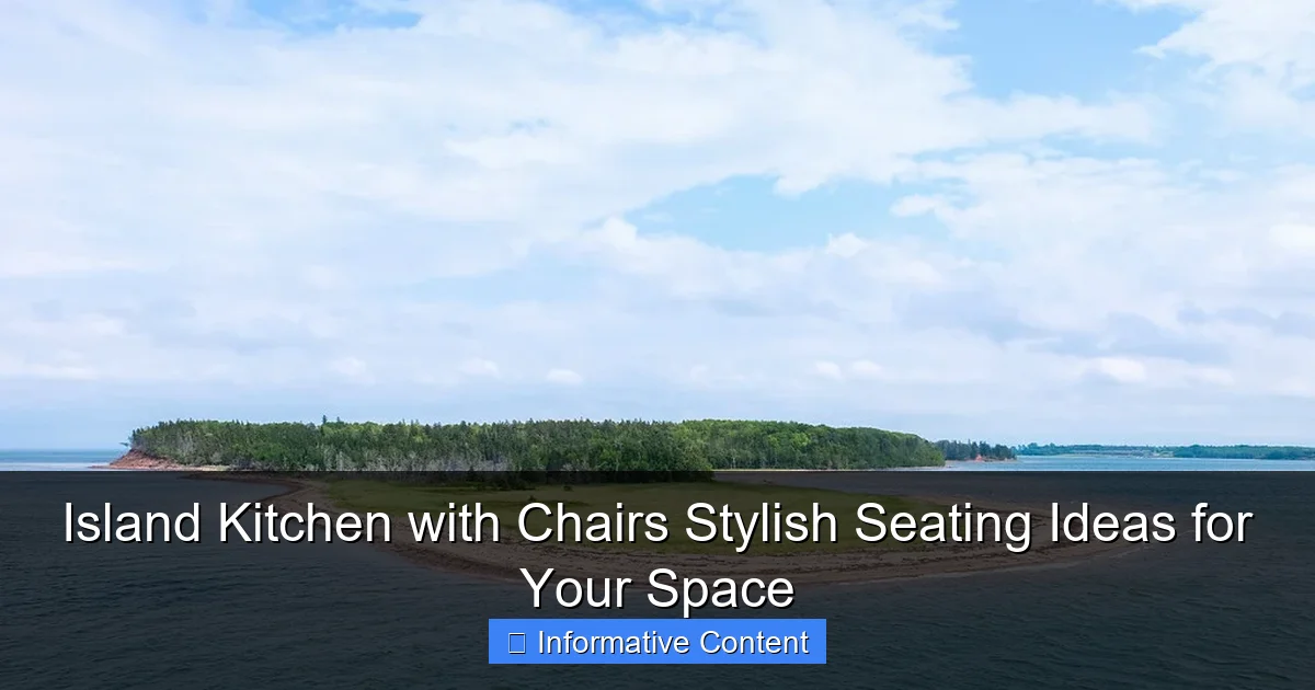 Island Kitchen with Chairs Stylish Seating Ideas for Your Space