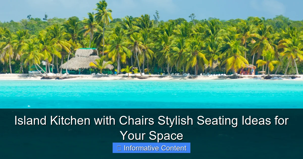 Island Kitchen with Chairs Stylish Seating Ideas for Your Space