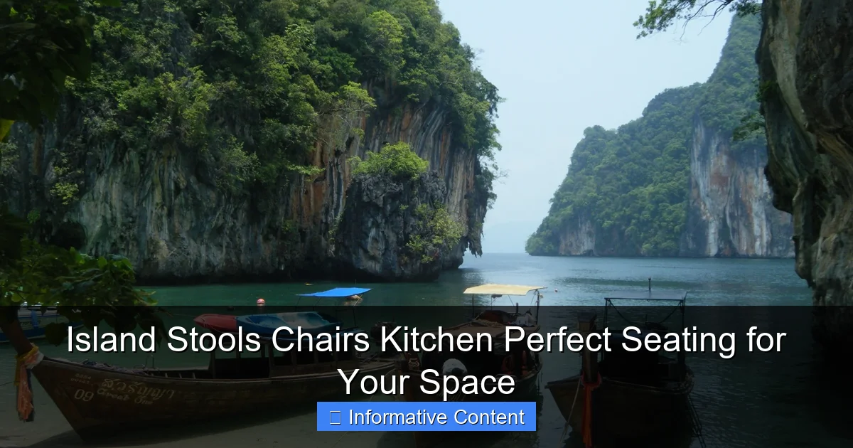 Island Stools Chairs Kitchen Perfect Seating for Your Space