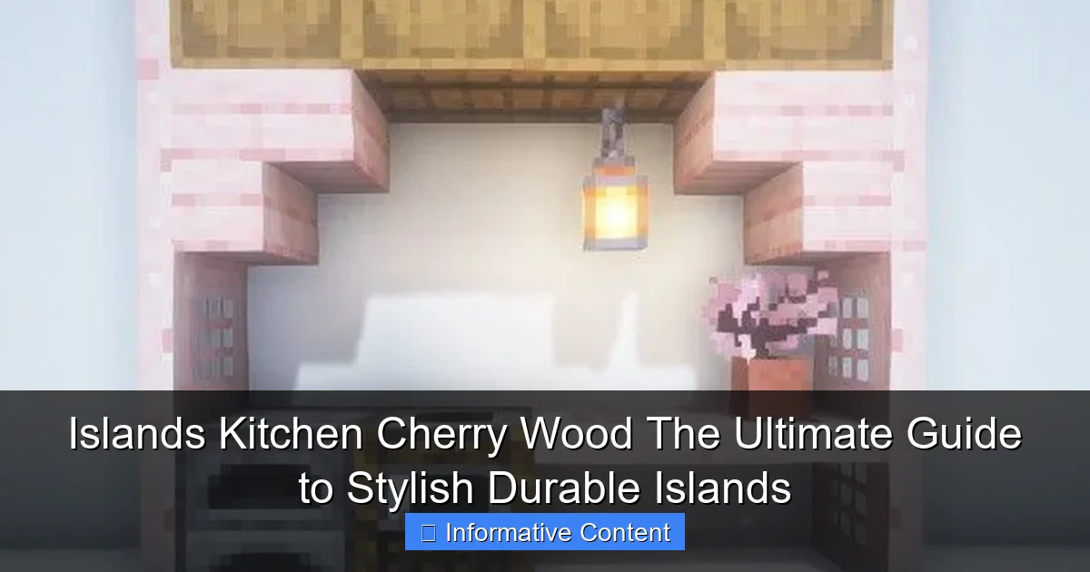 Islands Kitchen Cherry Wood The Ultimate Guide to Stylish Durable Islands