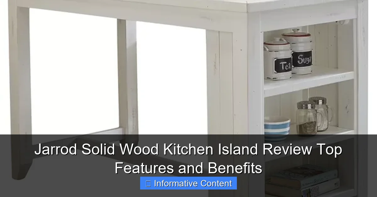 Jarrod Solid Wood Kitchen Island Review Top Features and Benefits