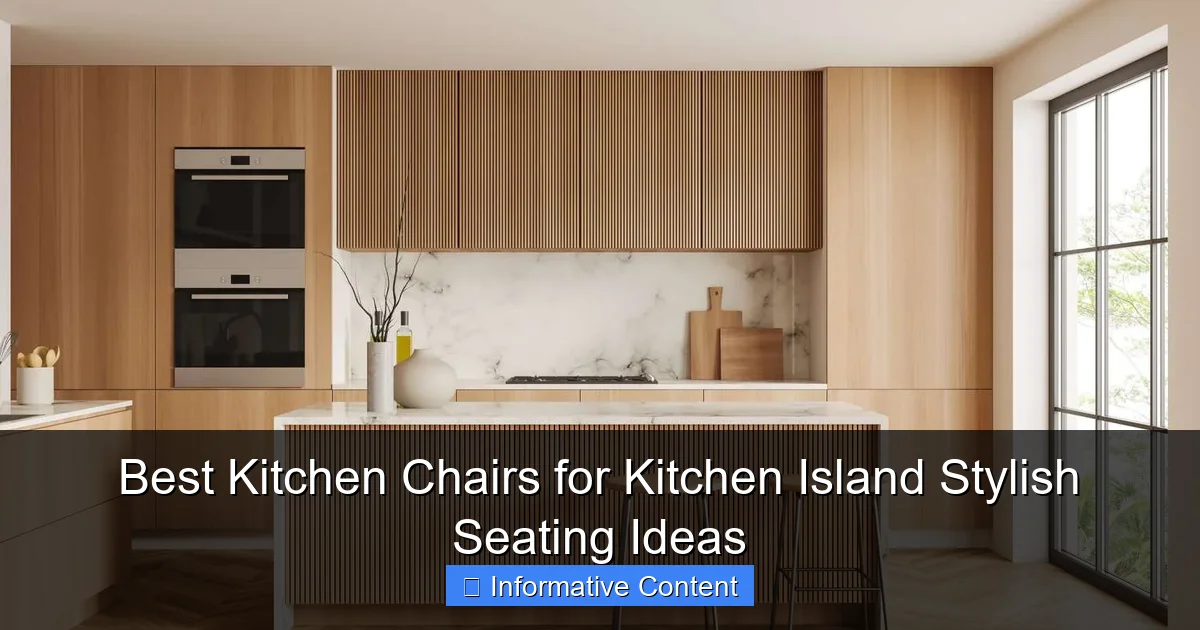 Best Kitchen Chairs for Kitchen Island Stylish Seating Ideas