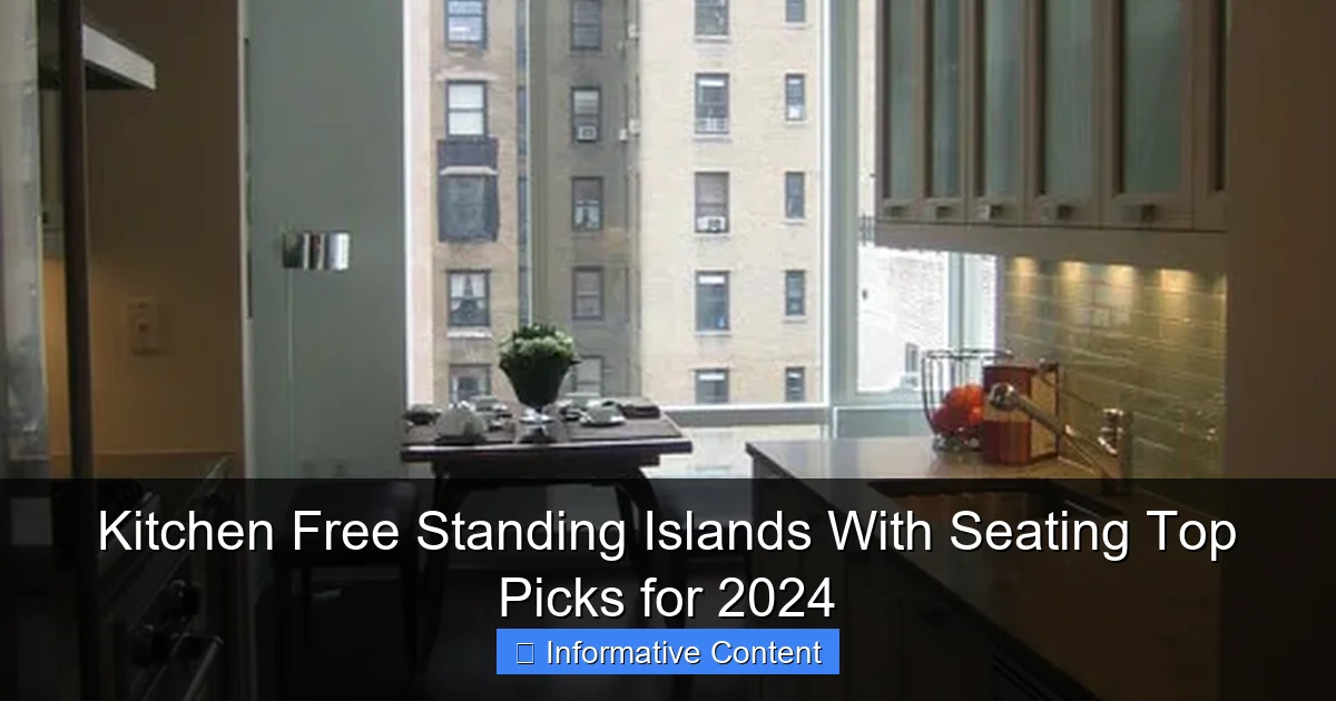 Kitchen Free Standing Islands With Seating Top Picks for 2024
