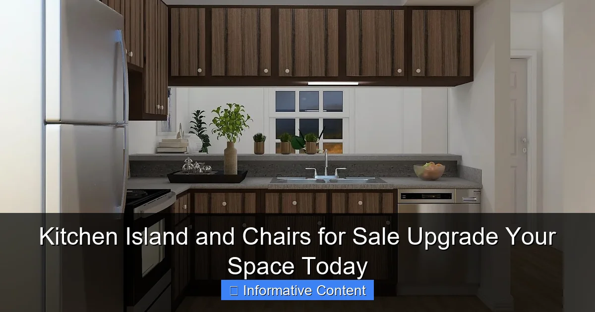 Kitchen Island and Chairs for Sale Upgrade Your Space Today