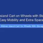 Kitchen Island Cart on Wheels with Storage for Easy Mobility and Extra Space