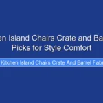 Top Kitchen Island Chairs Crate and Barrel Fabric Picks for Style Comfort