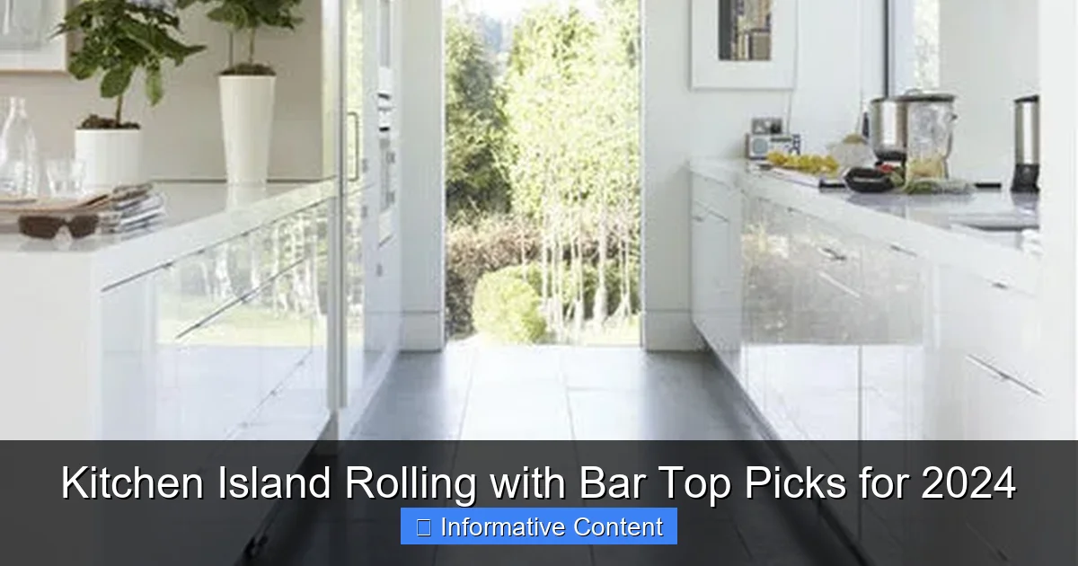 Kitchen Island Rolling with Bar Top Picks for 2024