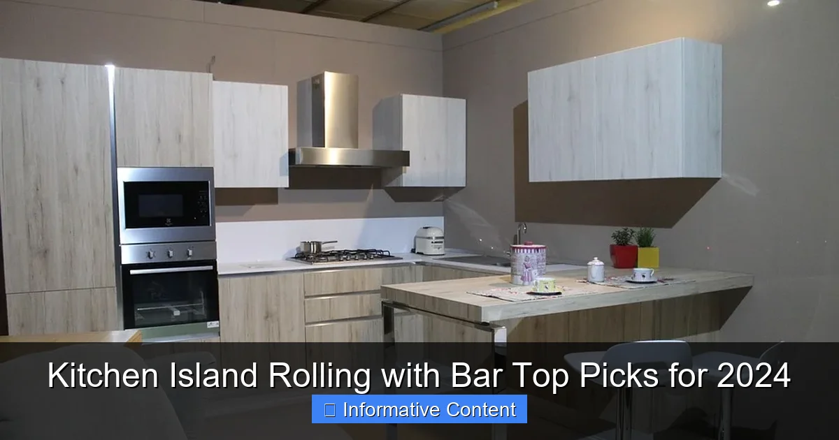 Kitchen Island Rolling with Bar Top Picks for 2024