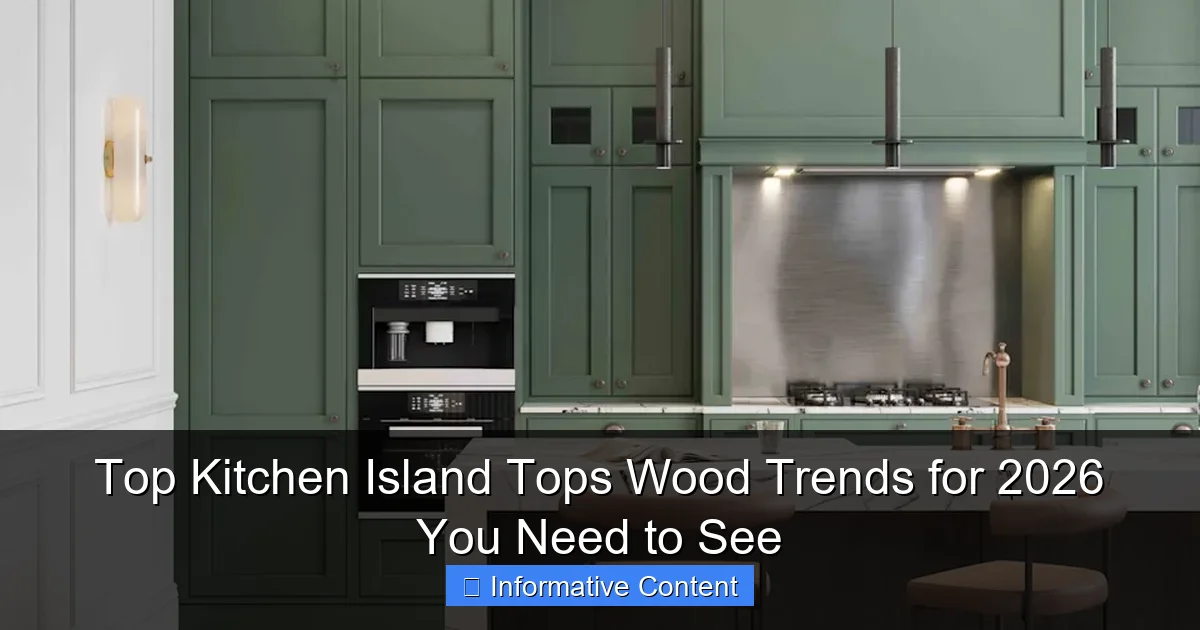 Top Kitchen Island Tops Wood Trends for 2026 You Need to See