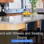 Kitchen Island with Wheels and Seating for Flexible Dining
