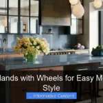 Kitchen Islands with Wheels for Easy Mobility and Style