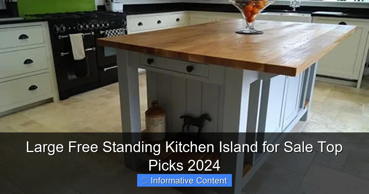 Large Free Standing Kitchen Island for Sale Top Picks 2024