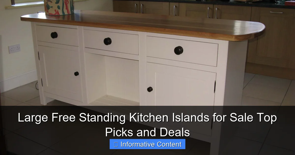 Large Free Standing Kitchen Islands for Sale Top Picks and Deals
