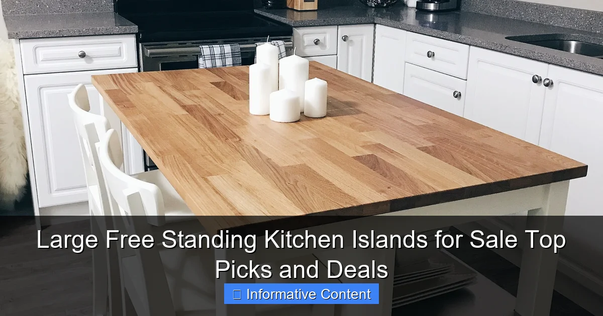 Large Free Standing Kitchen Islands for Sale Top Picks and Deals